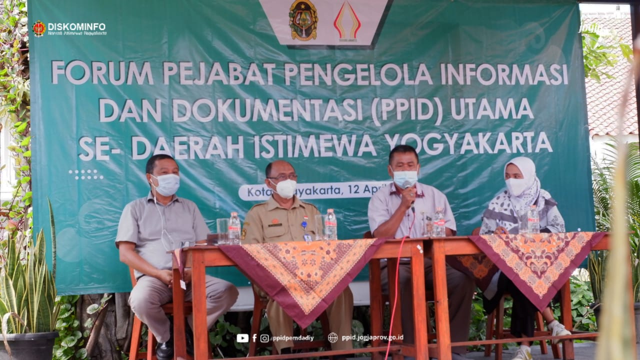 Diskominfosan Kota Yogyakarta Gelar Forum PPID Utama Se- DIY